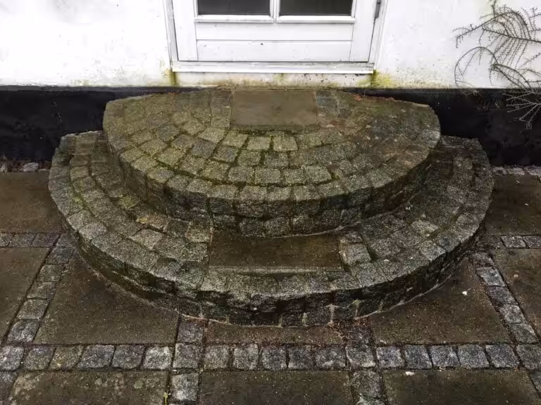Miljögodkänd stentvätt för hållbara stenplattor