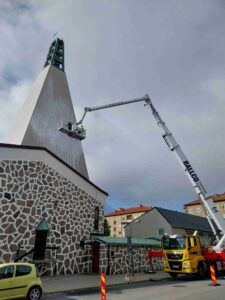 Underhåll av kyrka