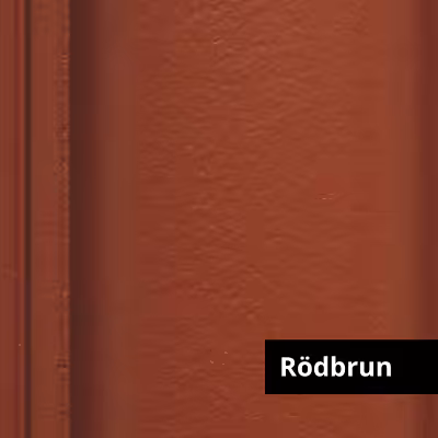 Takfärg rödbrun