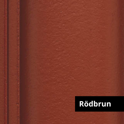 Takfärg rödbrun