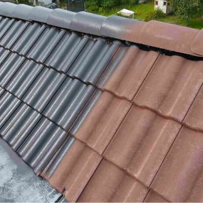 Första lagret takfärg